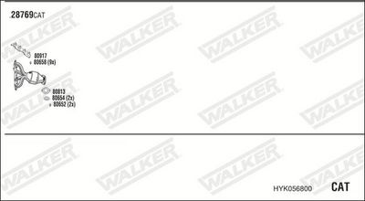 SISTEM DE ESAPAMENT WALKER HYK056800