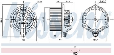 VENTILATOR HABITACLU NISSENS 87862 5
