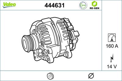 генератор VALEO 444631