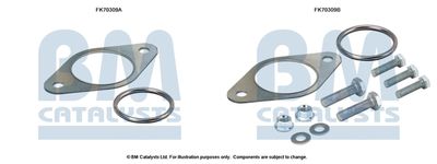Монтажен комплект, изпускателна тръба BM Catalysts FK70309