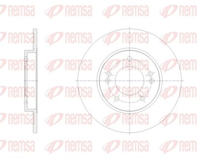 спирачен диск REMSA 62103.00