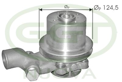 GGT Hulpwaterpomp (koelwatercircuit) (PA12203)