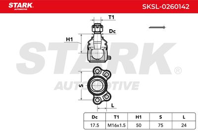 Шарнири STARK SKSL-0260142
