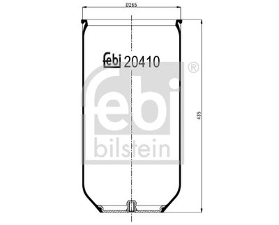 FEBI BILSTEIN Federbalg, Luftfederung