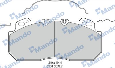 Juego de balatas de freno