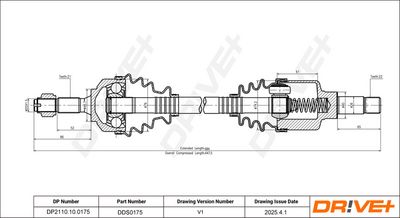ANTRIEBSWELLE DR!VE+ DP2110100175