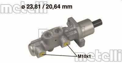 METELLI 05-0575 Ремкомплект тормозного цилиндра  для VOLVO S70 (Вольво С70)