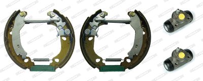 FERODO FMK573 Ремкомплект барабанных колодок  для FIAT PANDA (169_) 1.2 (169.AXB11, 169.AXB1A)