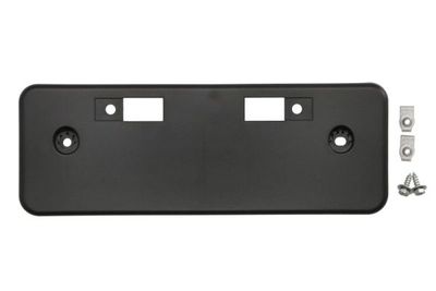 Kentekenplaat bevestiging Voor (abs, zwart) past: NISSAN ROGUE II 01.14-12.20