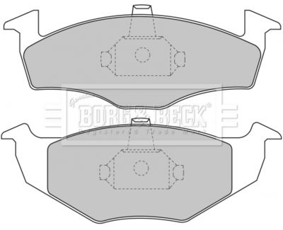 Комплект тормозных колодок, дисковый тормоз BORG & BECK BBP1471 для VW FOX