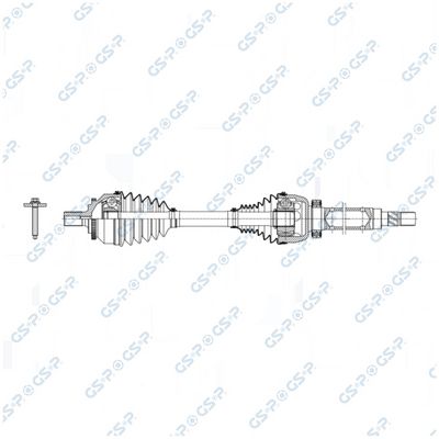 полуоска GSP 262031OL