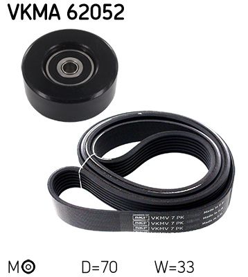 V-Ribbed Belt Set VKMA 62052