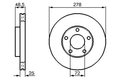 DISC FRANA BOSCH 0986479179 4