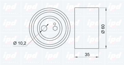ROLA INTINZATOR CUREA DISTRIBUTIE IPD 140355 1