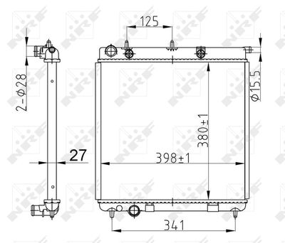 RADIATOR RACIRE MOTOR NRF 50429 4