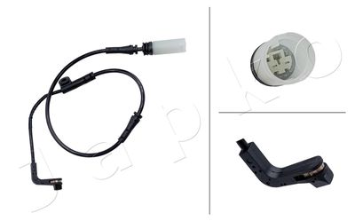 Styk ostrzegawczy, zużycie okładzin hamulcowych JAPKO BPW-043