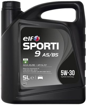 Motorový olej ELF Sporti 9 A5/B5 5W-30, 5L