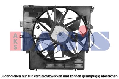 AKS DASIS 058061N Вентилятор системы охлаждения двигателя  для BMW X3 (Бмв X3)