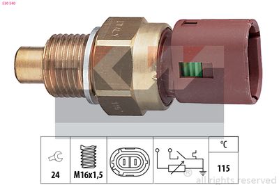 Czujnik, temperatura płynu chłodzącego KW 530 540