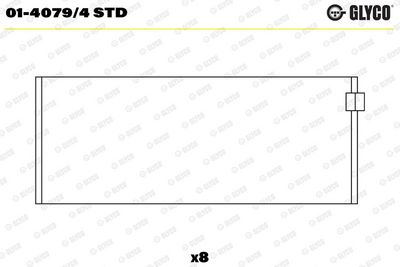PLEUELLAGER GLYCO 0140794STD 0