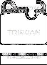 Комплект тормозных колодок, дисковый тормоз TRISCAN 8110 11227 для BMW 2500-3.3
