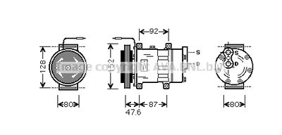 Компрессор, кондиционер PRASCO RTK434 для RENAULT SAFRANE