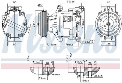 COMPRESOR CLIMATIZARE NISSENS 890079 4