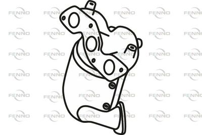 Катализатор FENNO P9606CAT для HYUNDAI i10
