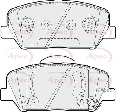 Brake Pad Set APEC PAD1980