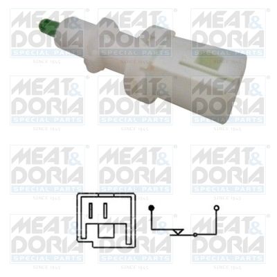 Выключатель фонаря сигнала торможения MEAT & DORIA 35011 для FIAT TEMPRA