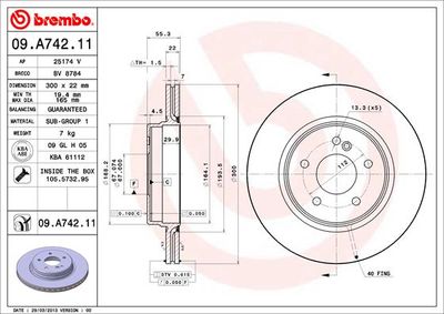 Brake Disc 09.A742.11