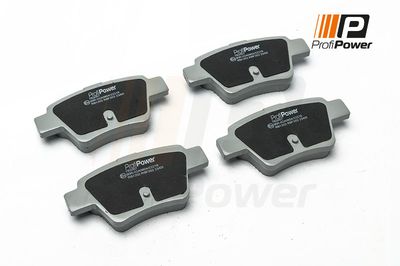 Комплект тормозных колодок, дисковый тормоз ProfiPower 1B2057 для PEUGEOT 307