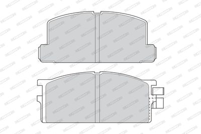 Комплект тормозных колодок, дисковый тормоз FERODO FVR295 для ISUZU TROOPER