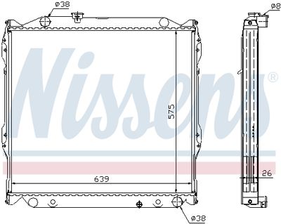 RADIATOR RACIRE MOTOR NISSENS 64636A 4