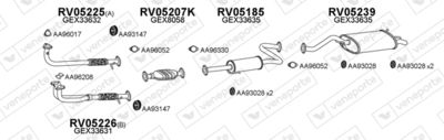 ABGASANLAGE VENEPORTE 050031
