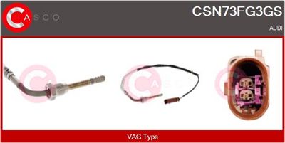 SENZOR TEMPERATURA GAZE EVACUARE