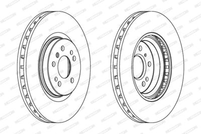 Brake Disc DDF1533C-1