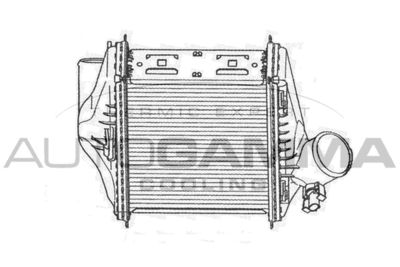 AUTOGAMMA 105242 Интеркулер 