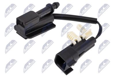 Plovimo skysčio purkštukas, priekinis langas