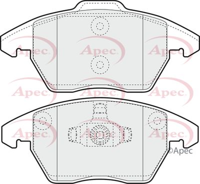 Brake Pad Set APEC PAD1398