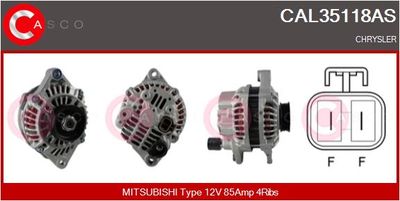Генератор CASCO CAL35118AS для CHRYSLER NEON