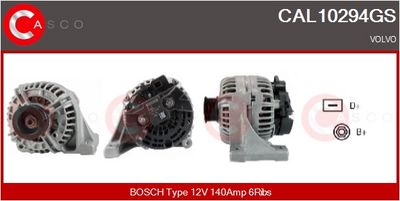 GENERATOR / ALTERNATOR CASCO CAL10294GS
