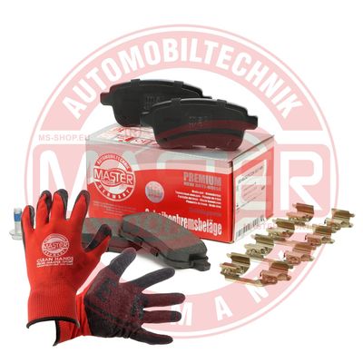 Zestaw klocków hamulcowych, hamulce tarczowe MASTER-SPORT GERMANY 13046027572N-SET-MSP