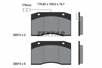 Remblokken set Voor BREMBO past: IVECO CITYCLASS F2BE0681C 01.97-
