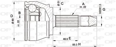OPEN PARTS CVJ5361.10 ШРУС для FIAT DOBLO Автофургон / микроавтобус (223_) 1.3 JTD 16V Multijet OPEN PARTS CVJ5361.10 ШРУС для FIAT DOBLO Автофургон / микроавтобус (223_) 1.3 JTD 16V Multijet