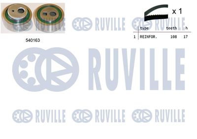 Комплект ремня ГРМ RUVILLE 550328 для PEUGEOT 205