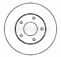 BORG & BECK BBD4327 Тормозные диски для NISSAN MAXIMA / MAXIMA QX V (A33)