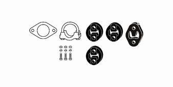 SET MONTARE SISTEM DE ESAPAMENT