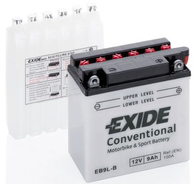 Стартерная аккумуляторная батарея EXIDE EB9L-B для MZ ETZ