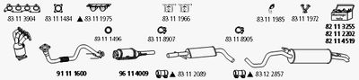 SISTEM DE ESAPAMENT HJS VW745